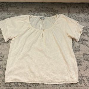 Madewell Short Sleeve Blouse Texture and Thread